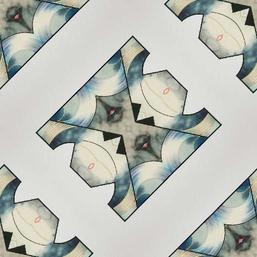 WALLPAPER⁶ — seamless diamond pattern from suprematism composition, Bauhaus
