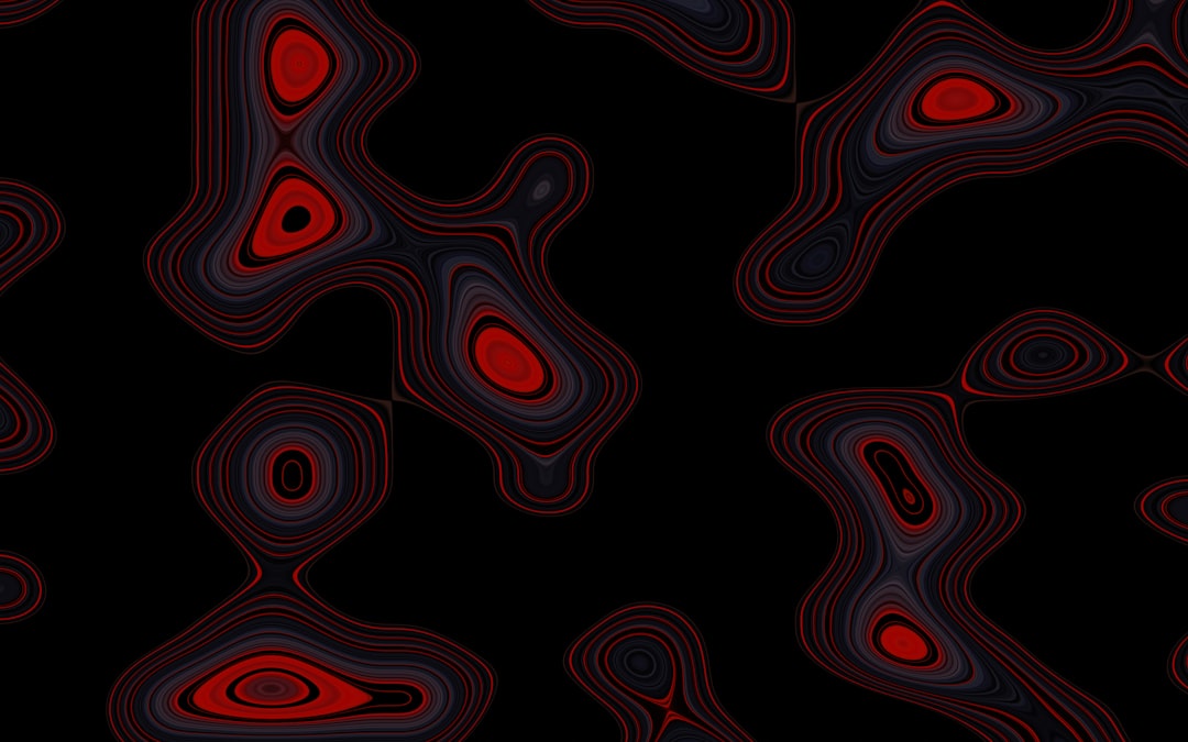 Seamless rotation wallpaper pattern — Cosmology by wallpaper⁶ — base photo: Stylized Topography, Abstract Terrain, 3D Contour Lines, Height Map, Geometric Landscape, Minimalist