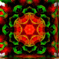 Seamless kaleidoscope wallpaper pattern — Calligraphy by wallpaper⁶