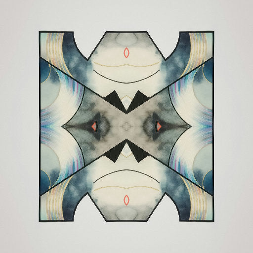 WALLPAPER⁶ — seamless mirror4 pattern from suprematism composition, Bauhaus