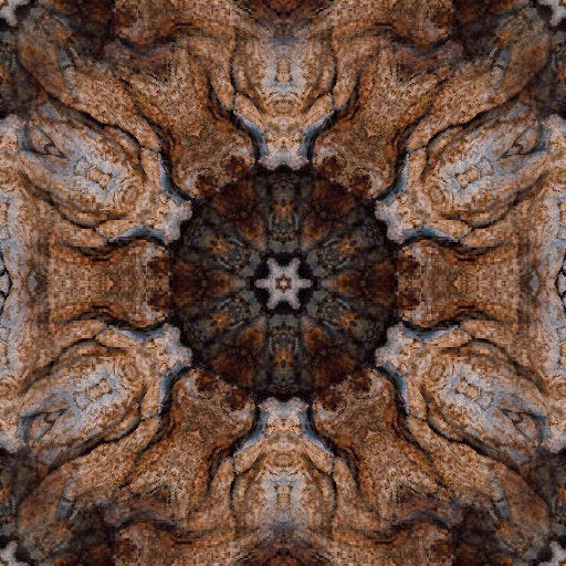 Topology Kaleidoscope wallpaper pattern