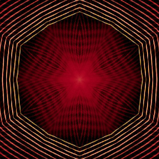 3D Kaleidoscope wallpaper pattern