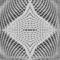 A seamless monochrome op-art pattern featuring mirrored geometric shards and sharp angular transitions in black and grey.