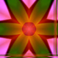 Seamless kaleidoscope wallpaper pattern — Origami by wallpaper⁶