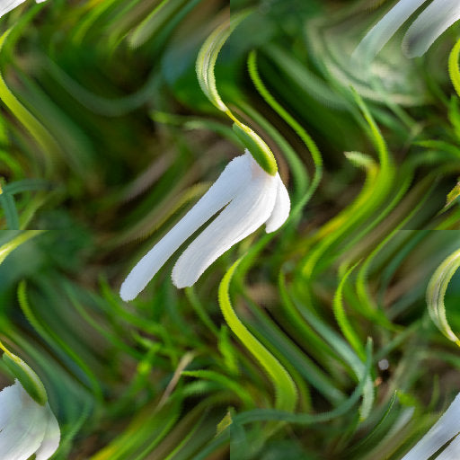 Botanics Wave wallpaper pattern