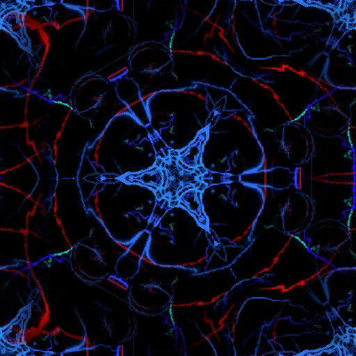 AI Art Hexagon wallpaper pattern