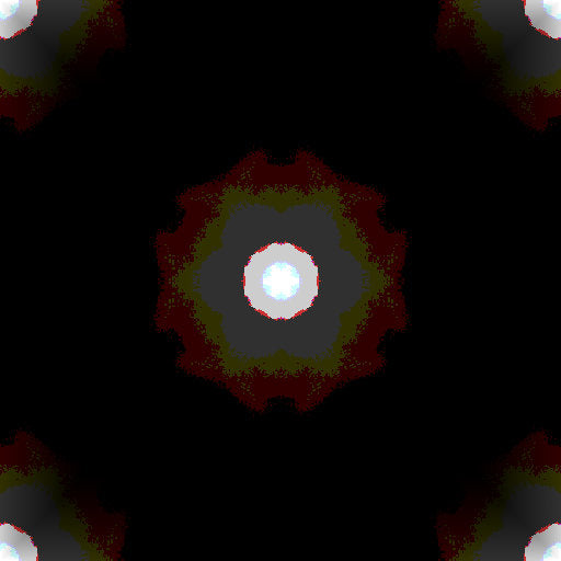 Seamless kaleidoscope wallpaper pattern — Cosmology by wallpaper⁶