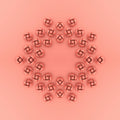 Seamless mirror wallpaper pattern — Geometry by wallpaper⁶