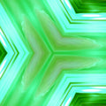 Close-up of Abstract Geometry wallpaper pattern with hex symmetry, showing 3D rendered shapes and light refractions.