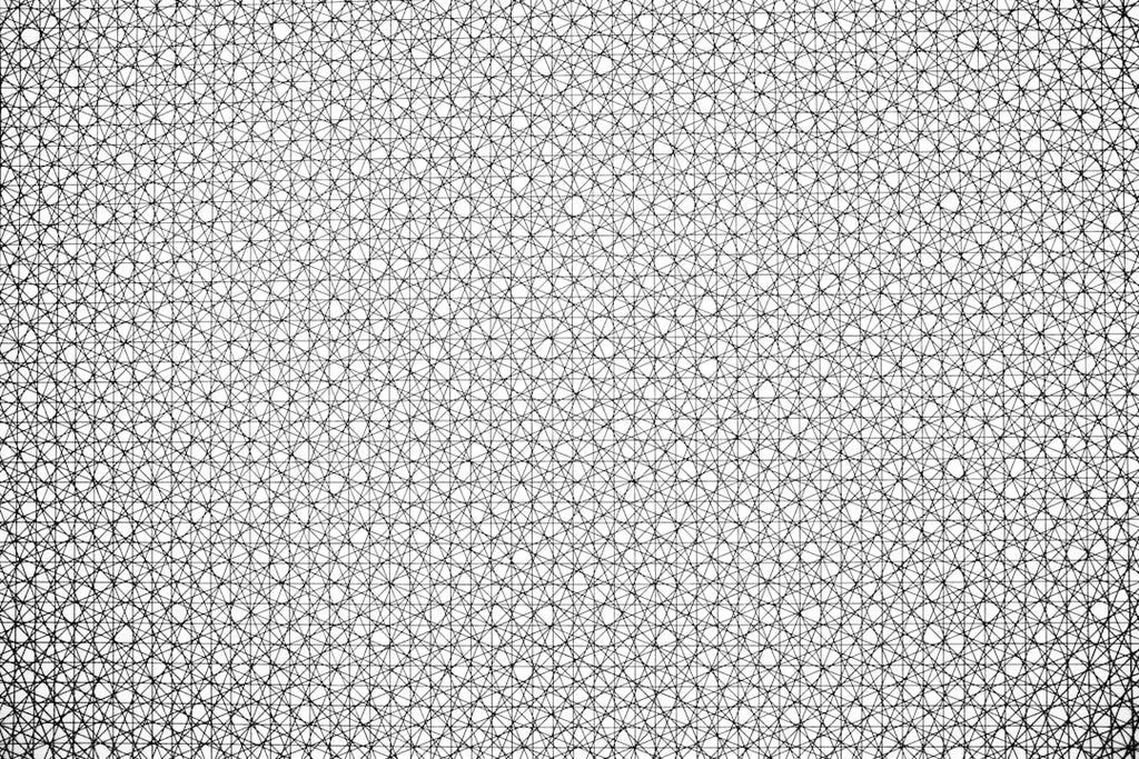Seamless mirror wallpaper pattern — Origami by wallpaper⁶ — base photo: white and brown floral textile