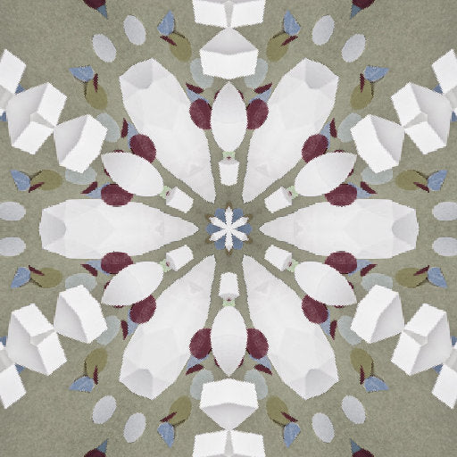 Seamless kaleidoscope wallpaper pattern — Origami by wallpaper⁶