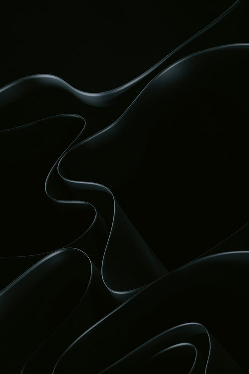 3D Brick wallpaper pattern — base photo: An abstract black background with wavy lines