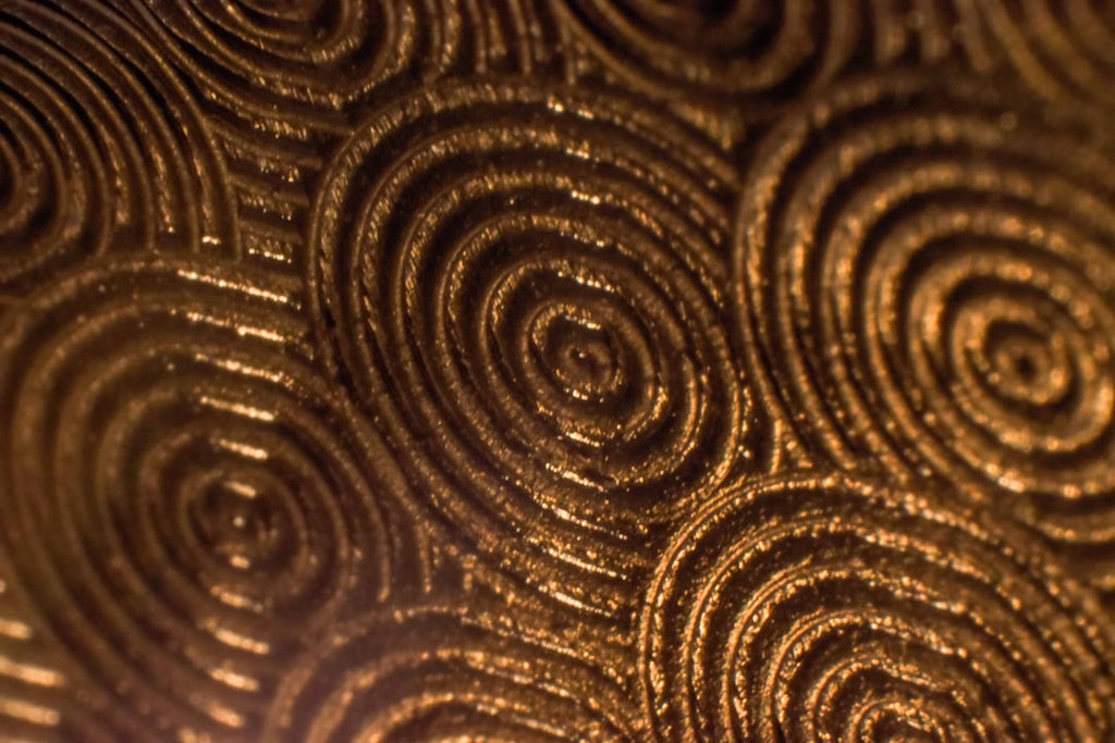 Seamless diamond wallpaper pattern — Origami by wallpaper⁶ — base photo: gold and black floral textile