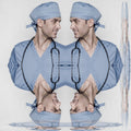 Seamless mirror wallpaper pattern — Medicine by wallpaper⁶