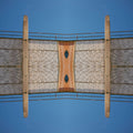 WALLPAPER⁶ — seamless mirror4 pattern from bauhaus architecture detail, Bauhaus