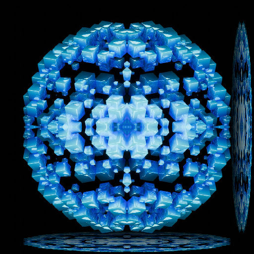 Molecular Physics Mirror wallpaper pattern