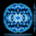Molecular Physics Mirror wallpaper pattern