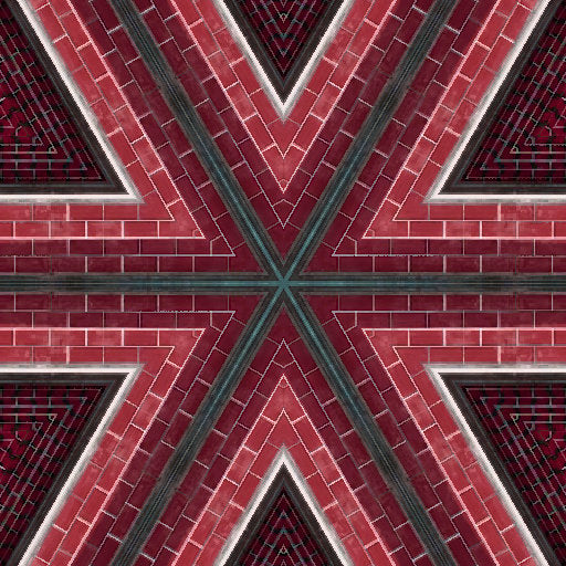 Seamless kaleidoscope wallpaper pattern — Geometry by wallpaper⁶