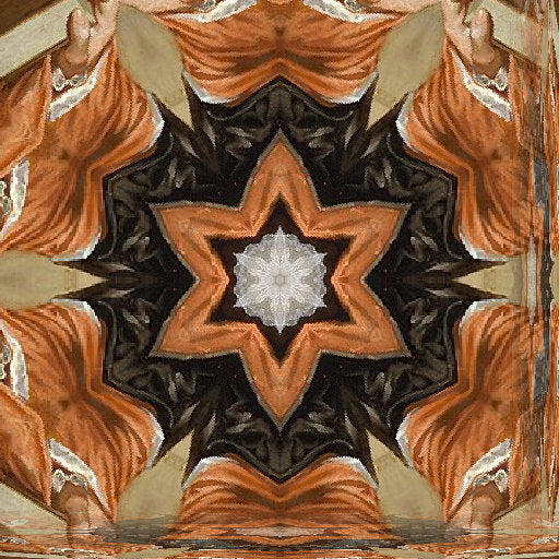 Portraits Kaleidoscope wallpaper pattern