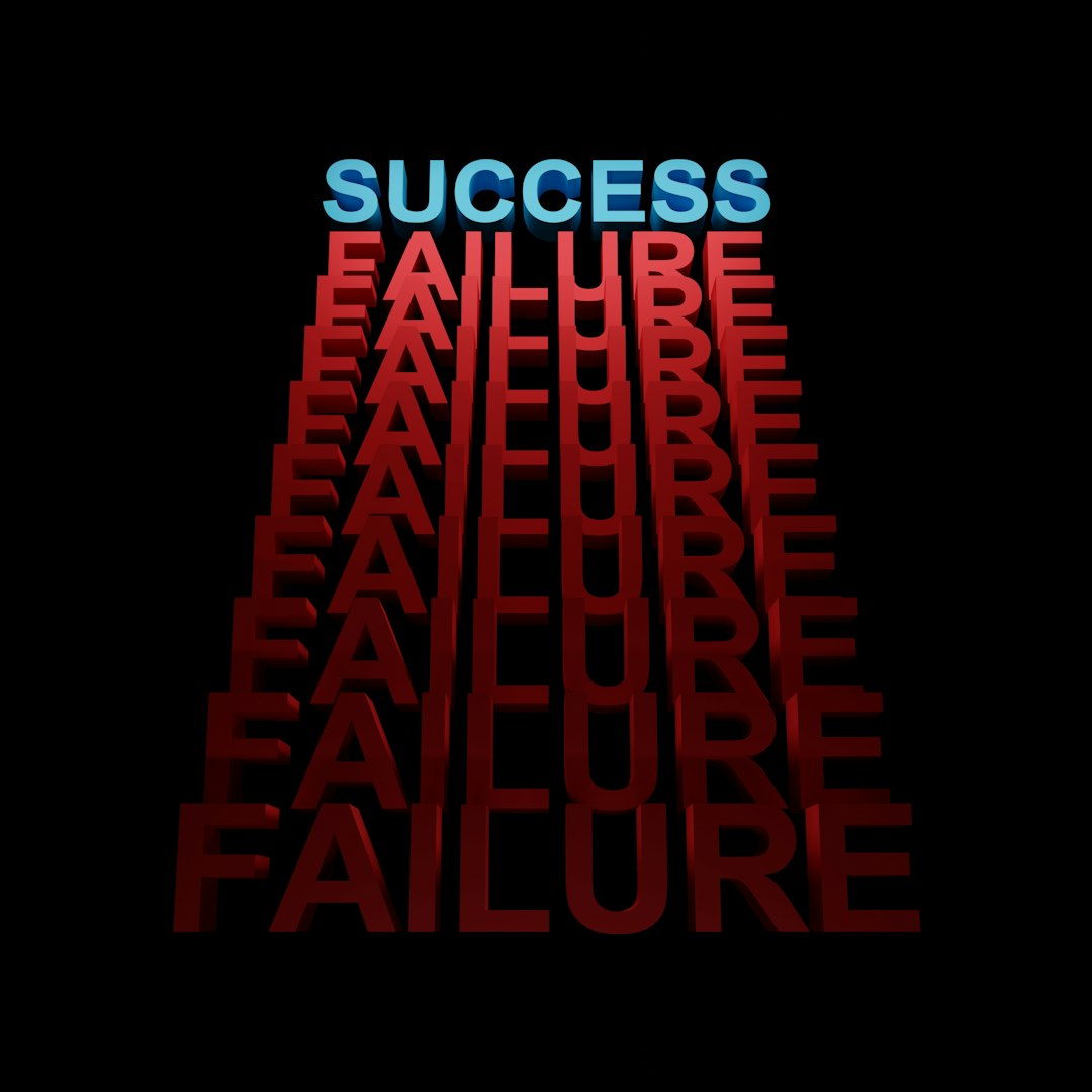 WALLPAPER⁶ — seamless diamond pattern from suprematism composition, Bauhaus — base photo: the words success and failure are arranged in a pyramid