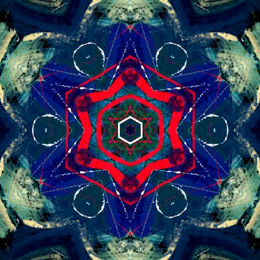Seamless kaleidoscope wallpaper pattern — Calligraphy by wallpaper⁶