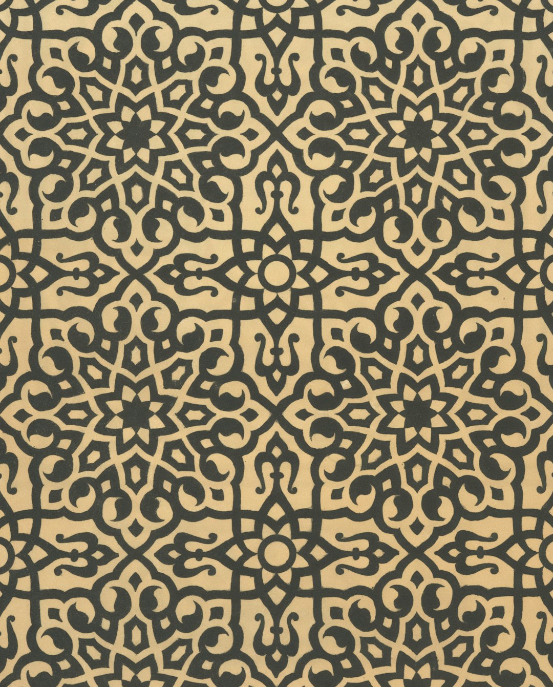 Seamless kaleidoscope wallpaper pattern — Geometry by wallpaper⁶ — base photo: The Miriam and Ira D. Wallach Division of Art, Prints and Photographs: Art & Architecture Collection