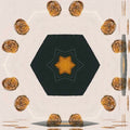 Seamless kaleidoscope wallpaper pattern — Calligraphy by wallpaper⁶