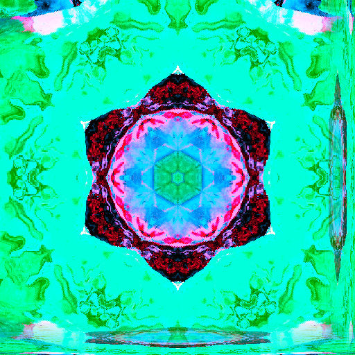 Seamless kaleidoscope wallpaper pattern — Biochemistry by wallpaper⁶