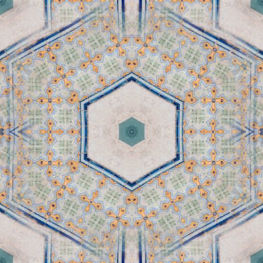 Seamless kaleidoscope wallpaper pattern — Geometry by wallpaper⁶