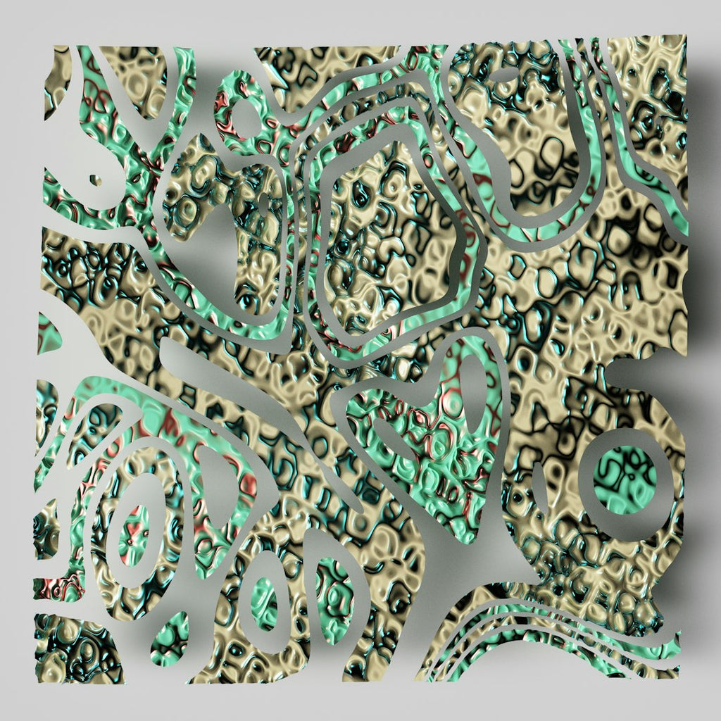 Seamless diamond wallpaper pattern — Glitch by wallpaper⁶ — base photo: a picture of a green and black pattern