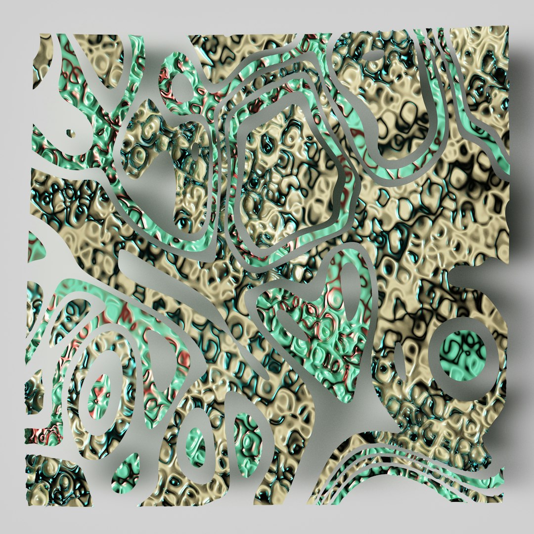 Seamless diamond wallpaper pattern — Glitch by wallpaper⁶ — base photo: a picture of a green and black pattern