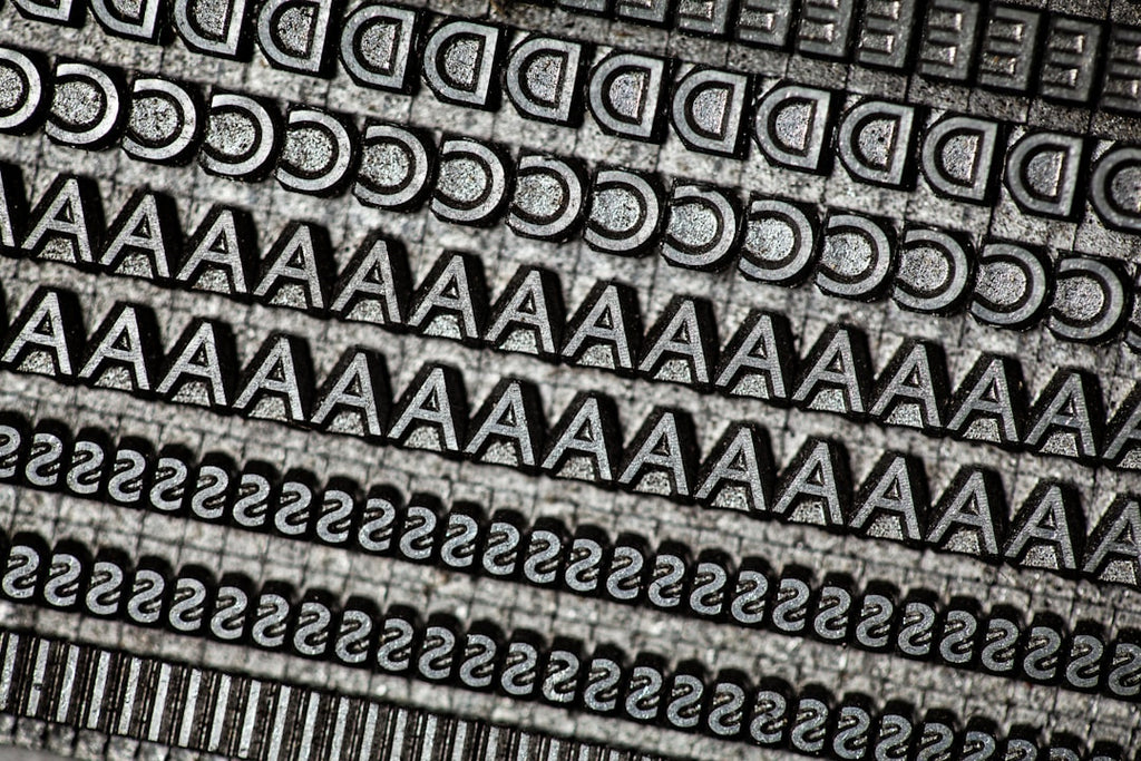 Data Vertical Strip wallpaper pattern — base photo: Letterpress printing background