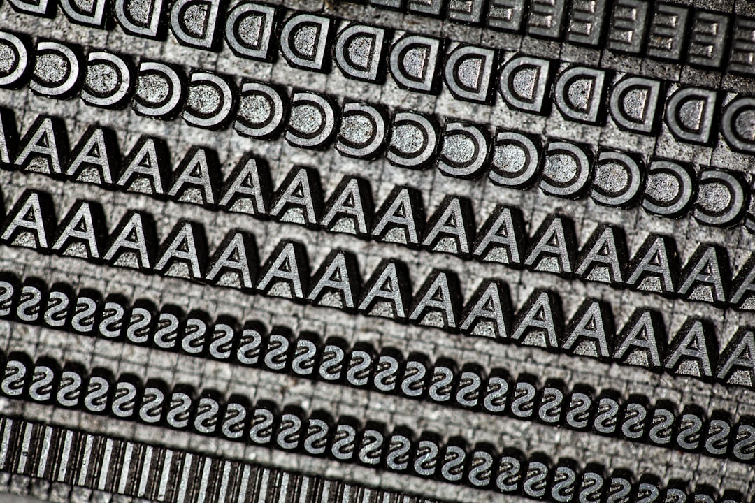 Data Vertical Strip wallpaper pattern — base photo: Letterpress printing background
