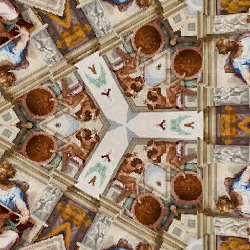 Portraits Hexagon wallpaper pattern