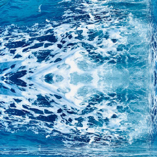 Oceanography Horizontal Strip wallpaper pattern