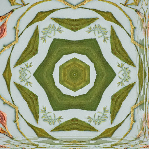 Botanics Kaleidoscope wallpaper pattern