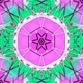 Seamless kaleidoscope wallpaper pattern — Geometry by wallpaper⁶