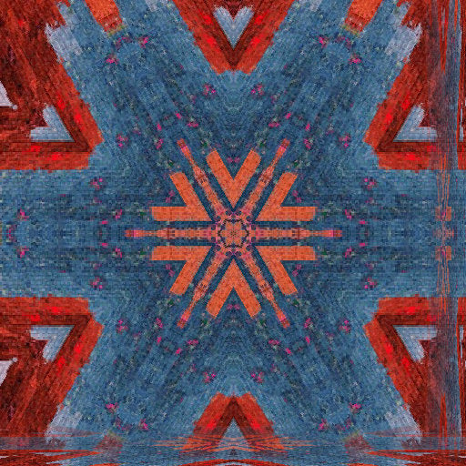 Seamless kaleidoscope wallpaper pattern — Glitch by wallpaper⁶