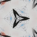 Seamless hex wallpaper pattern — Arithmetic by wallpaper⁶
