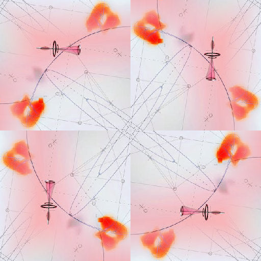 WALLPAPER⁶ — seamless rotate4 pattern from topological map, Topology