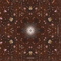 Seamless kaleidoscope wallpaper pattern — Astronomy by wallpaper⁶