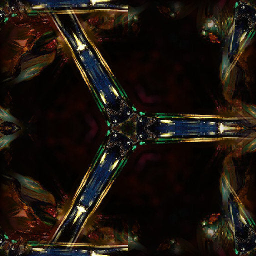 Mineralogy Hexagon wallpaper pattern