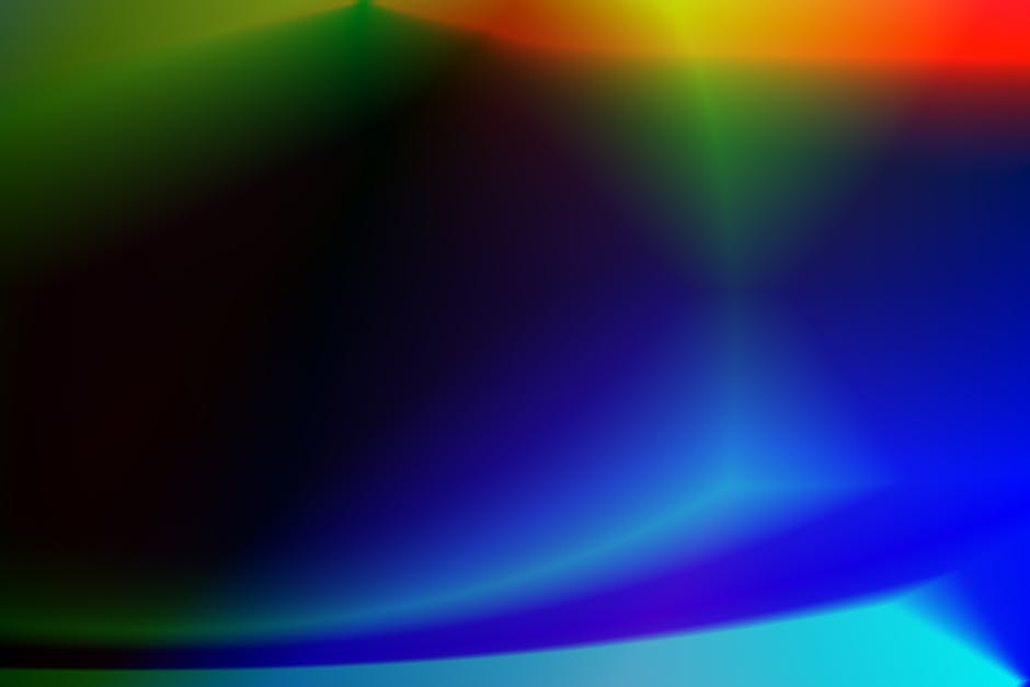 Seamless kaleidoscope wallpaper pattern — Glitch by wallpaper⁶ — base photo: Dynamic abstract gradient background with vibrant colors and smooth transitions.