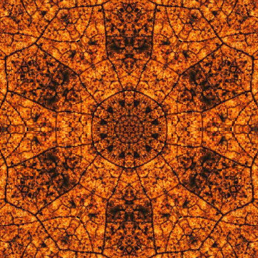 Mineralogy Kaleidoscope wallpaper pattern