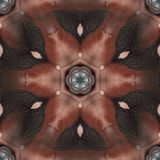 Mineralogy Kaleidoscope wallpaper pattern
