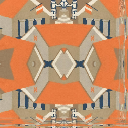 wallpaper⁶ — seamless mirror4 pattern from bauhaus