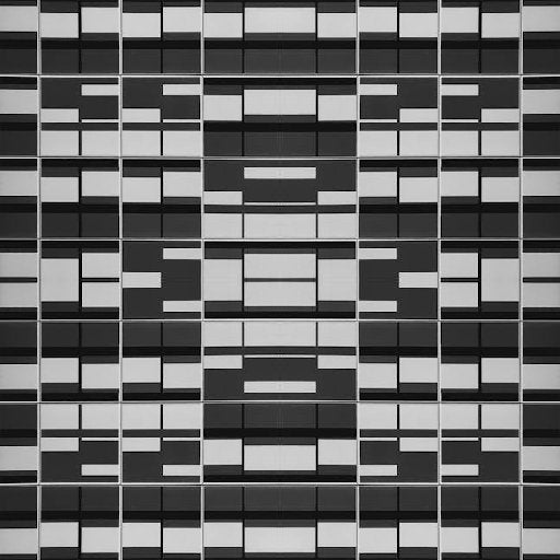 WALLPAPER⁶ — seamless mirror4 pattern from mondrian style, Bauhaus