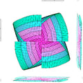 Seamless rotation wallpaper pattern — Algebra by wallpaper⁶