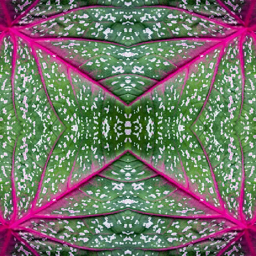 Botanics Mirror wallpaper pattern