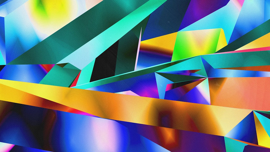 Mineralogy Diamond wallpaper pattern — base photo: Jungle Gym | Blender 3D